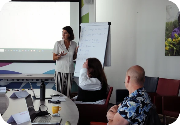 image 33 (2) Employees participate in Microsoft Office training led by a Microsoft Certified Trainer.