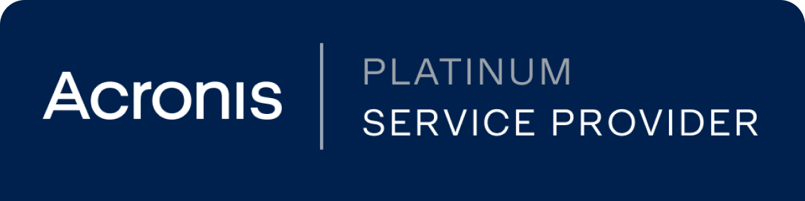 Acronis Platinum Partner Badge